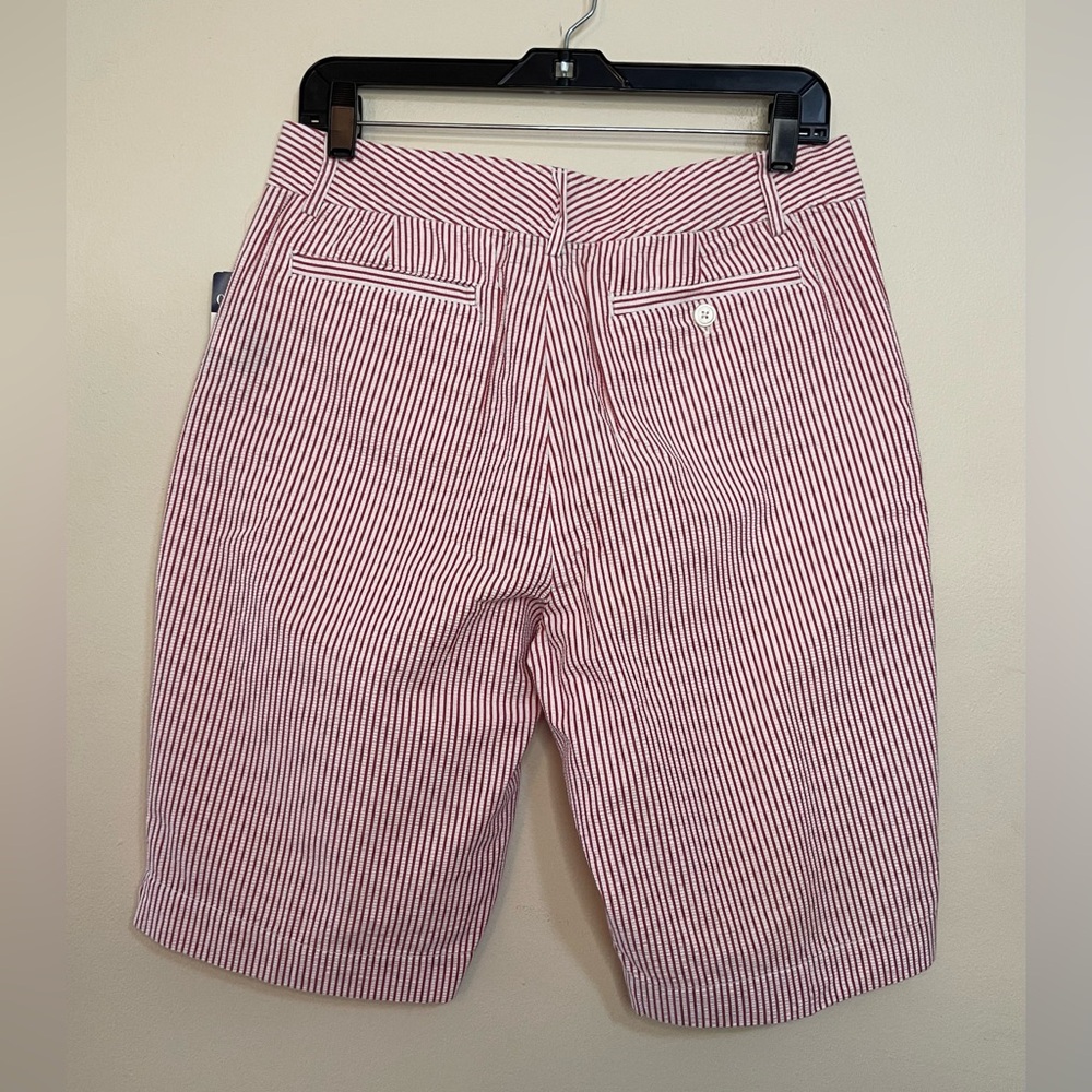 Chaps Women’s Casual Bermuda Striped Size 8. NWT - Picture 8 of 17